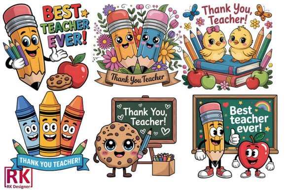 Download Teacher Appreciation Clipart Bundle Png - Teacher appreciation Collection