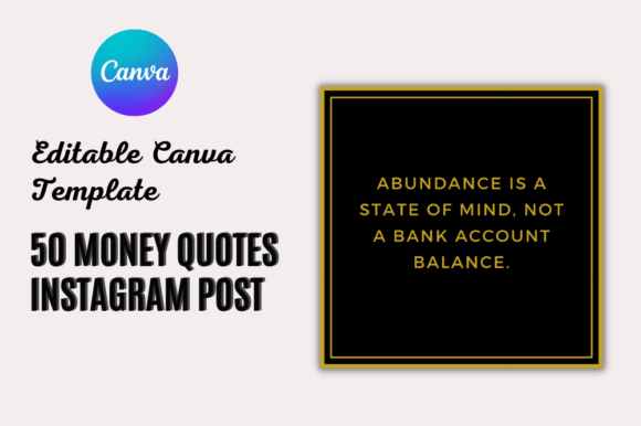 Download Money Quotes Editable Canva Template - Editable canva template Collection