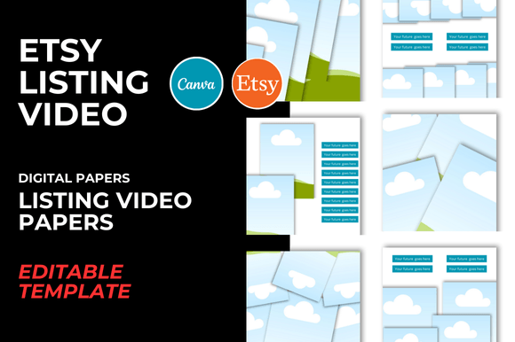 Download Digital Papers Etsy Listing Video - Etsy listing Collection