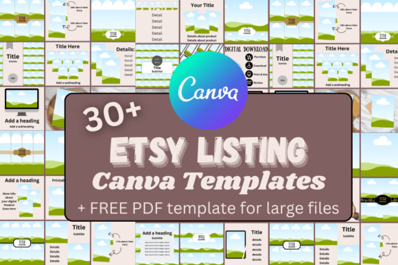 Download 30+ Etsy Listing Canva Template Set +PDF - Etsy listing Collection