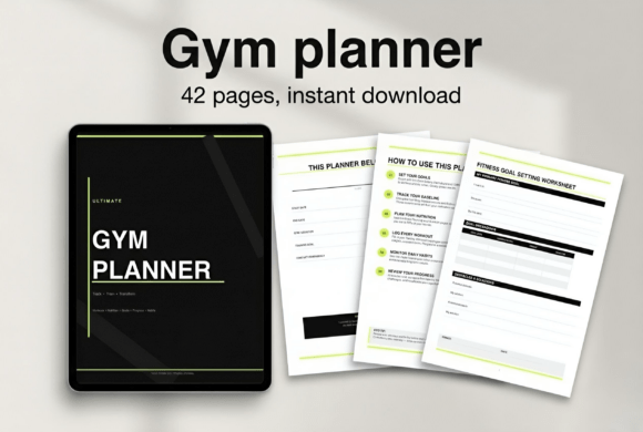 Download Gym Planner Printable - Gym planner Collection