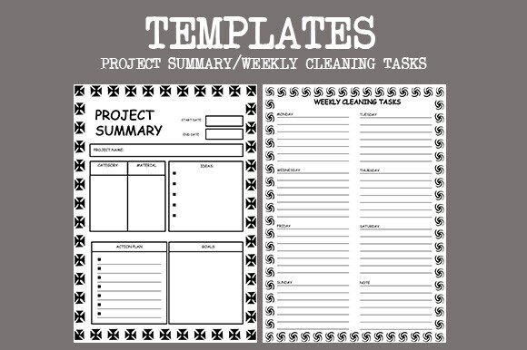 Download Comprehensive Productivity Template Set - Premium Bundle